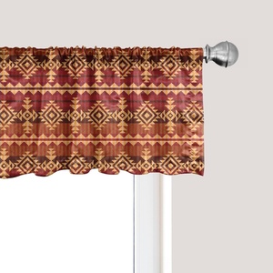 image:imageAmbesonne Tropical Window Valance Monochrome Pineapples with Abstract Zigzag Design on a Greyscale Background Curtain Valance for Kitchen Bedroom Decor with Rod Pocket 54 X 12 Black and WhitePale Orange Brown