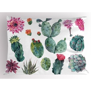 image:imageAmbesonne Watercolor Pillow Sham Multicolored Hand Drawn World Map Asia Europe Africa America Geography Print Decorative Standard King Size Printed Pillowcase 36 X 20 Gray PurpleGreen and Pink