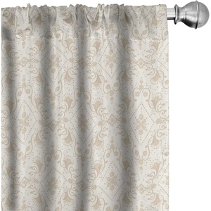 image:imageAmbesonne Watercolor Window Curtains Christmas Themed Floral Poinsettia Berries Winter Inspirations Leaf Lightweight Decor 2Panel Set with Rod Pocket Pair of  28 x 84 Vermilion Yellow GreenCream Tan