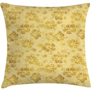 image:imageAmbesonne Yellow and Blue Throw Pillow Cushion Cover Abstract Polygon Style Fractal Gradient Geometric Background Art Decorative Rectangle Accent Pillow Case 26 X 16 Slate Blue MarigoldYellow White