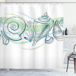 image:imageAmbesonne Zodiac Aries Shower Curtain Fashion Girl Aries Woman with Horns Floral Dress Lively Blossoms Butterflies Cloth Fabric Bathroom Decor Set with Hooks 69 W x 70 L Green Pink BlackWhite Green