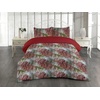 image:imageAmbesonne Floral Duvet Cover Set Gerbera Ornament with Blurry and Shadowy Effect Abstract Garden Bloom Reversible 2 Piece Bedding Set with Pillow Sham Twin Pale Maroon Olive Green