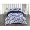 image:imageAmbesonne Flower Duvet Cover Set Delphinium and Iris Flowers Watercolor Design Pattern Spring Love Reversible 3 Piece Bedding Set with 2 Pillow Shams King Azure Blue Purple and White