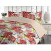 image:imageAmbesonne Flower Duvet Cover Set Floral Ornament with Digital Watercolor Gerbara Art Floursih Print Reversible 3 Piece Bedding Set with 2 Pillow Shams California King Dark Salmon Grey and Mustard