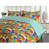 image:imageAmbesonne Rainbow Flowers Duvet Cover Set Blossoming Abstract Toned Colorful Gerbera Inspired Petals Reversible 2 Piece Bedding Set with Pillow Sham Twin Earth Yellow and Multicolor