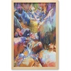 image:imageAmbesonne Fantasy Wall Art with Frame Abstract Waterfall with Rock Stones in the River Acrylic Digital Picture Printed Fabric Poster for Bathroom Living Room Dorms 23 x 35 Multicolor