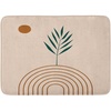 image:imageAmbesonne Mid Century Modern Boho Bath Mat Abstract Botany Vibes Leaf with Roundy Stripes and Round Plush Bathroom Decor Mat with Non Slip Backing 302 x 20 Hunter Green Ginger