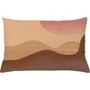 image:imageAmbesonne Mid Century Modern Boho Throw Pillow Cushion Cover Earth Tones Minimalist Desert Dunes Art with Sun Print Decorative Rectangle Accent Pillow Case 26 X 16 Peach Camel Chocolate