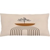 image:imageAmbesonne Mid Century Modern Boho Throw Pillow Cushion Cover Minimalist Art of a Leafy Tree with Semicircle Stripes Decorative Rectangle Accent Pillow Case 36 X 16 Ginger Champagne Brown