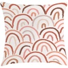 image:imageAmbesonne Mid Century Modern Boho Throw Pillow Cushion Cover Neutral Scandinavian Rainbows Simple Dreamy Lines Decorative Square Accent Pillow Case 20 X 20 White Pale Cinnamon Blush
