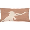 image:imageAmbesonne Mid Century Modern Boho Throw Pillow Cushion Cover Simple Cream Tone Lady Look Silhouette Composition Print Decorative Rectangle Accent Pillow Case 36 X 16 Pale Rust Champagne
