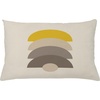 image:imageAmbesonne Mid Century Modern Boho Throw Pillow Cushion Cover Simple Semicircle Pattern with Neutral Colors Print Decorative Rectangle Accent Pillow Case 26 X 16 Ivory Mustard Pale Taupe