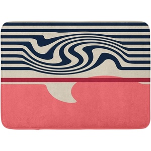 image:imageAmbesonne Mid Century Modern Boho Bath Mat Minimalist Abstract Vibes Artwork of a Groovy Lines Plush Bathroom Decor Mat with Non Slip Backing 302 x 20 Pastel Pink Eggshell Ruby