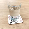 image:imageAmbesonne Movie Theater Coaster Set of 4 Various Hand Drawn on a Notebook Page Style Backdrop Hollywood Fun Square Hardboard Gloss Coasters Standard Size White BlueWhite Black