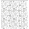 image:imageAmbesonne Winter Shower Curtain Ornamental Crystals of Ice Freezing Weather in January Cold Abstract Cloth Fabric Bathroom Decor Set with Hooks 69 W x 70 L Coconut YellowCoconut Yellow