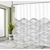 image:imageAmbesonne Winter Shower Curtain Ornamental Crystals of Ice Freezing Weather in January Cold Abstract Cloth Fabric Bathroom Decor Set with Hooks 69 W x 70 L Coconut YellowPale Grey