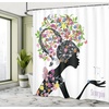 image:imageAmbesonne Winter Shower Curtain Ornamental Crystals of Ice Freezing Weather in January Cold Abstract Cloth Fabric Bathroom Decor Set with Hooks 69 W x 70 L Coconut YellowWhite Ivory