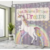 image:imageAmbesonne Winter Shower Curtain Ornamental Crystals of Ice Freezing Weather in January Cold Abstract Cloth Fabric Bathroom Decor Set with Hooks 69 W x 70 L Coconut YellowBeige and Lilac