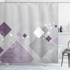 image:imageAmbesonne Winter Shower Curtain Ornamental Crystals of Ice Freezing Weather in January Cold Abstract Cloth Fabric Bathroom Decor Set with Hooks 69 W x 70 L Coconut YellowGrey Purple