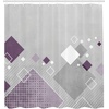 image:imageAmbesonne Winter Shower Curtain Ornamental Crystals of Ice Freezing Weather in January Cold Abstract Cloth Fabric Bathroom Decor Set with Hooks 69 W x 70 L Coconut YellowGrey Purple