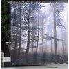 image:imageAmbesonne Winter Shower Curtain Ornamental Crystals of Ice Freezing Weather in January Cold Abstract Cloth Fabric Bathroom Decor Set with Hooks 69 W x 70 L Coconut YellowBlue Ceil