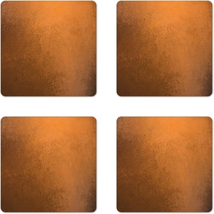 image:imageAmbesonne Movie Theater Coaster Set of 4 Various Hand Drawn on a Notebook Page Style Backdrop Hollywood Fun Square Hardboard Gloss Coasters Standard Size White BlueGinger Brown
