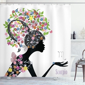 image:imageAmbesonne Winter Shower Curtain Ornamental Crystals of Ice Freezing Weather in January Cold Abstract Cloth Fabric Bathroom Decor Set with Hooks 69 W x 70 L Coconut YellowWhite Ivory