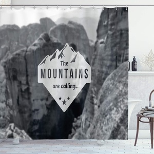 image:imageAmbesonne Winter Shower Curtain Ornamental Crystals of Ice Freezing Weather in January Cold Abstract Cloth Fabric Bathroom Decor Set with Hooks 69 W x 70 L Coconut YellowGrey Dark Grey