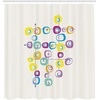image:imageAmbesonne Cartoon Shower Curtain Colorful Exotic Zebra Head and Funny Animal Abstract Art Print Cloth Fabric Bathroom Decor Set with Hooks 69 W x 84 L Multicolor Soft BlueIvory Purple Yellow