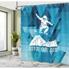 image:imageAmbesonne Cartoon Shower Curtain Colorful Exotic Zebra Head and Funny Animal Abstract Art Print Cloth Fabric Bathroom Decor Set with Hooks 69 W x 84 L Multicolor Soft BluePurple Blue White