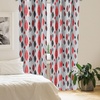 image:imageAmbesonne Cartoon Window Curtains Cartoon Sky View Along Sleeping Clouds Stars and Crescents in Scandinavian Style Lightweight Decor 2Panel Set with Rod Pocket Pair of  28 x 63 Teal BlueRed Black