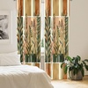 image:imageAmbesonne Cartoon Window Curtains Cartoon Sky View Along Sleeping Clouds Stars and Crescents in Scandinavian Style Lightweight Decor 2Panel Set with Rod Pocket Pair of  28 x 63 Teal BlueForest Green Rust Tan