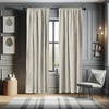 image:imageAmbesonne Cartoon Window Curtains Cartoon Sky View Along Sleeping Clouds Stars and Crescents in Scandinavian Style Lightweight Decor 2Panel Set with Rod Pocket Pair of  28 x 63 Teal BlueTan Green