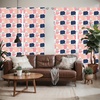 image:imageAmbesonne Cartoon Window Curtains Cartoon Sky View Along Sleeping Clouds Stars and Crescents in Scandinavian Style Lightweight Decor 2Panel Set with Rod Pocket Pair of  28 x 63 Teal BlueBlue and Pink