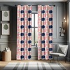 image:imageAmbesonne Cartoon Window Curtains Cartoon Sky View Along Sleeping Clouds Stars and Crescents in Scandinavian Style Lightweight Decor 2Panel Set with Rod Pocket Pair of  28 x 63 Teal BlueBlue and Pink