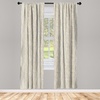 image:imageAmbesonne Cartoon Window Curtains Cartoon Sky View Along Sleeping Clouds Stars and Crescents in Scandinavian Style Lightweight Decor 2Panel Set with Rod Pocket Pair of  28 x 63 Teal BlueTan Green