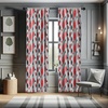 image:imageAmbesonne Cartoon Window Curtains Cartoon Sky View Along Sleeping Clouds Stars and Crescents in Scandinavian Style Lightweight Decor 2Panel Set with Rod Pocket Pair of  28 x 63 Teal BlueRed Black