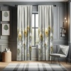 image:imageAmbesonne Cartoon Window Curtains Cartoon Sky View Along Sleeping Clouds Stars and Crescents in Scandinavian Style Lightweight Decor 2Panel Set with Rod Pocket Pair of  28 x 63 Teal BluePale Mustard and Grey Teal