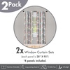 image:imageAmbesonne Cartoon Window Curtains Cartoon Sky View Along Sleeping Clouds Stars and Crescents in Scandinavian Style Lightweight Decor 2Panel Set with Rod Pocket Pair of  28 x 63 Teal BlueRed and Black