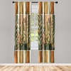 image:imageAmbesonne Cartoon Window Curtains Cartoon Sky View Along Sleeping Clouds Stars and Crescents in Scandinavian Style Lightweight Decor 2Panel Set with Rod Pocket Pair of  28 x 63 Teal BlueForest Green Rust Tan