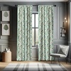 image:imageAmbesonne Cartoon Window Curtains Cartoon Sky View Along Sleeping Clouds Stars and Crescents in Scandinavian Style Lightweight Decor 2Panel Set with Rod Pocket Pair of  28 x 63 Teal BlueGreen