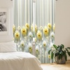 image:imageAmbesonne Cartoon Window Curtains Cartoon Sky View Along Sleeping Clouds Stars and Crescents in Scandinavian Style Lightweight Decor 2Panel Set with Rod Pocket Pair of  28 x 63 Teal BluePale Mustard and Grey Teal