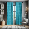 image:imageAmbesonne Cartoon Window Curtains Cartoon Sky View Along Sleeping Clouds Stars and Crescents in Scandinavian Style Lightweight Decor 2Panel Set with Rod Pocket Pair of  28 x 63 Teal BlueSeafoam Blue