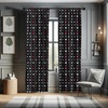 image:imageAmbesonne Cartoon Window Curtains Cartoon Sky View Along Sleeping Clouds Stars and Crescents in Scandinavian Style Lightweight Decor 2Panel Set with Rod Pocket Pair of  28 x 63 Teal BlueBlack Red