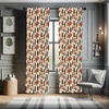image:imageAmbesonne Cartoon Window Curtains Cartoon Sky View Along Sleeping Clouds Stars and Crescents in Scandinavian Style Lightweight Decor 2Panel Set with Rod Pocket Pair of  28 x 63 Teal BlueIvory Ginger Dark Grey