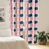 image:imageAmbesonne Cartoon Window Curtains Cartoon Sky View Along Sleeping Clouds Stars and Crescents in Scandinavian Style Lightweight Decor 2Panel Set with Rod Pocket Pair of  28 x 63 Teal BlueBlue and Pink