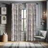 image:imageAmbesonne Cartoon Window Curtains Cartoon Sky View Along Sleeping Clouds Stars and Crescents in Scandinavian Style Lightweight Decor 2Panel Set with Rod Pocket Pair of  28 x 63 Teal BlueRed and Black