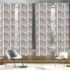 image:imageAmbesonne Cartoon Window Curtains Cartoon Sky View Along Sleeping Clouds Stars and Crescents in Scandinavian Style Lightweight Decor 2Panel Set with Rod Pocket Pair of  28 x 63 Teal BlueRed and Black
