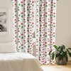 image:imageAmbesonne Fall Window Curtains Cartoon Illustration of Whimsical Ghosts and Magic Houses Halloween Autumn Lightweight Decor 2Panel Set with Rod Pocket Pair of  28 x 95 Black Salmon Off WhiteGreen Vermilion