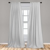 image:imageAmbesonne Fall Window Curtains Cartoon Illustration of Whimsical Ghosts and Magic Houses Halloween Autumn Lightweight Decor 2Panel Set with Rod Pocket Pair of  28 x 95 Black Salmon Off WhiteCharcoal